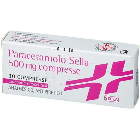 sella Paracetamolo 500 mg 30 Compresse – immagine 1