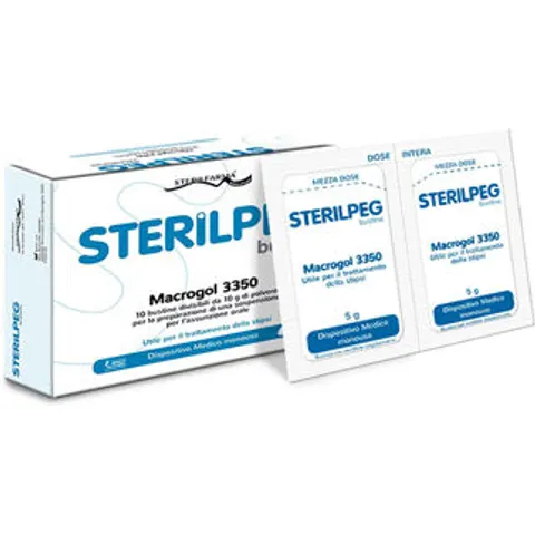 sterilfarma Sterilpeg 10 bustine macrogol – immagine 1