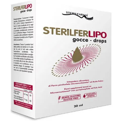 sterilfarma Sterilfer lipo gocce 30ml – immagine 1