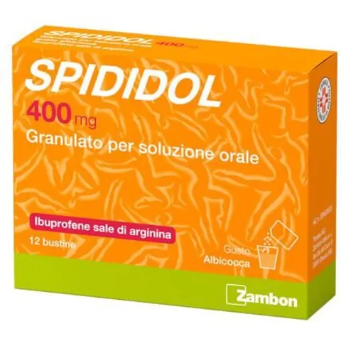 spididol Granulato Gusto Albicocca 12 Bustine 400mg – immagine 1