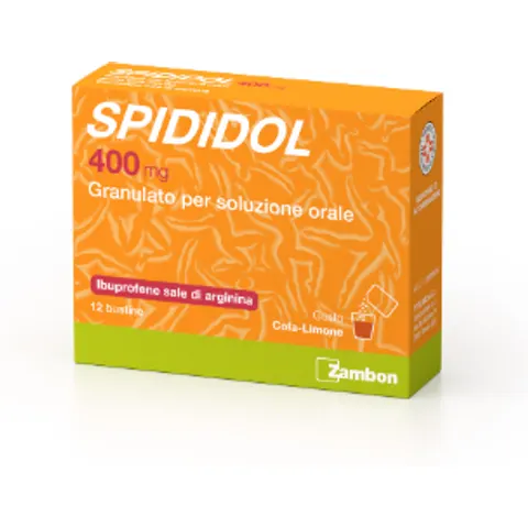 Spididol 400 mg Gusto Cola-limone 12 Bustine – immagine 1