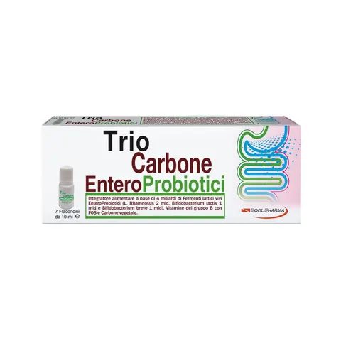 Enteroprobiotici Triocarbone - Confezione da 7 Flaconcini – immagine 1