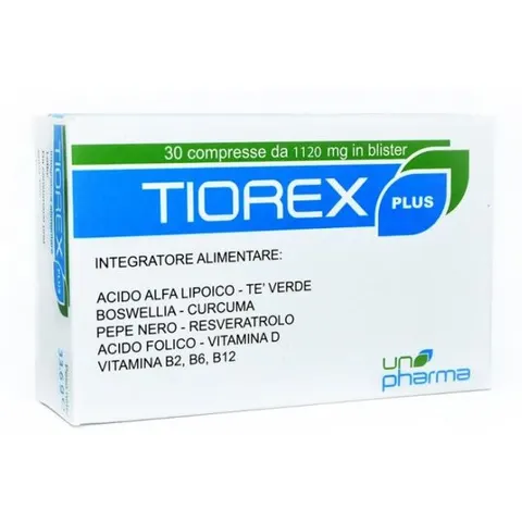 UNOPHARMA Srl TIOREX Plus 20 Cpr – immagine 1