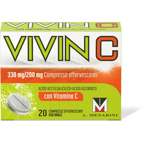 Vivin C 330 + 200 mg 20 Compresse Effervescenti – immagine 1