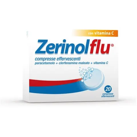 Zerinol flu 20 Compresse Effervescenti – immagine 1