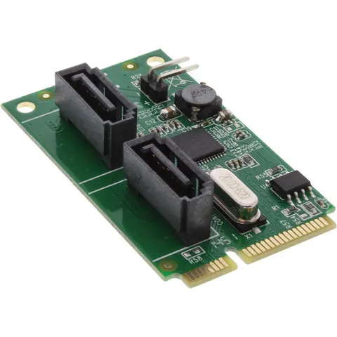 InLine MiniPCIe kaart - 2x SATA600 met RAID functie – afbeelding 1
