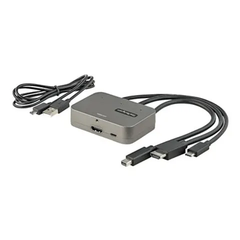 STARTECH Multiport HDMI Adapter 4K – Schwarz – Bild 1