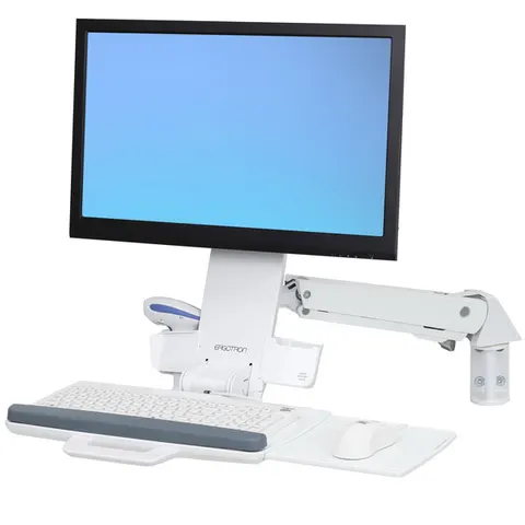 Ergotron StyleView flat panel bureau steun 61 cm (24") Muur Wit – afbeelding 1