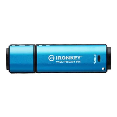 KINGSTON 128GB USB-C IronKey Vault 50C – Bild 1