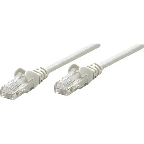 Intellinet Network Patch Cable. Cat5e. 0.5m. Grey. CCA. U/UTP. PVC. RJ – image 1