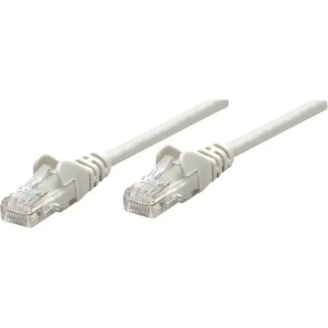 Intellinet 334112 RJ45 Patchkabel CAT 6 U/UTP 2.00 m Grau – Bild 1