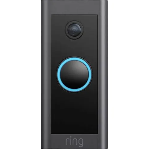 Ring Video Doorbell Wired – 1080p HD Security Camera, Advanced Motion Detection, Hardwired, Black, New – image 1