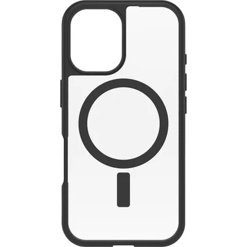OtterBox React MagSafe Apple iPhone 16 Black Crystal - clear/black – Bild 1