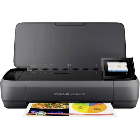 HP OfficeJet 250 - Mobiler Drucker – Schwarz – Bild 1