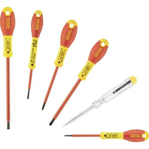 Stanley FatMax 6 Piece Insulated VDE Screwdriver Set – image 1