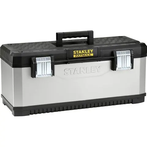 STANLEY 1-95-617 Werkzeugbox Schwarz, Silber – Bild 1