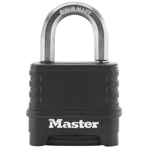 Master Lock Excell 4-Digit Black Finish Combination 50Mm Padlock Multi – image 1