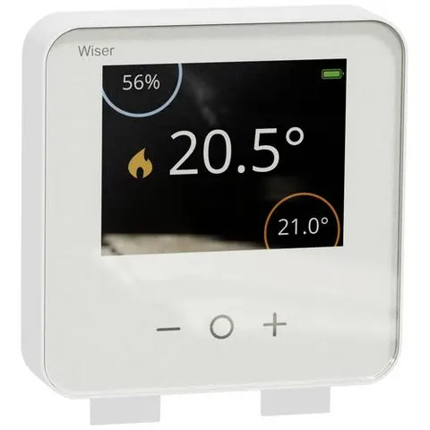 SCHNEIDER ELECTRIC WISER CCTFR6400 - Termostato de pared, Zigbee – imagen 1