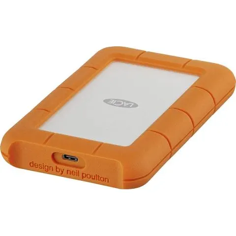 LaCie 1TB Rugged USB-C External Portable Hard Drive – image 1