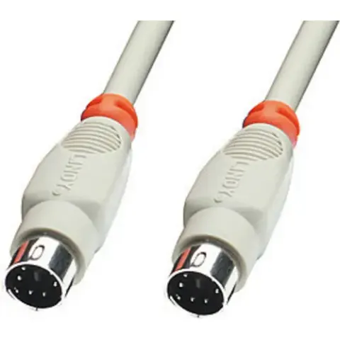 LINDY 33265 - PS/2 cable, plug to plug, 1.0 m – image 1