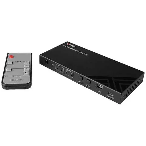 Lindy 38313 matrix switcher AV matrix switcher 6.2 W – image 1