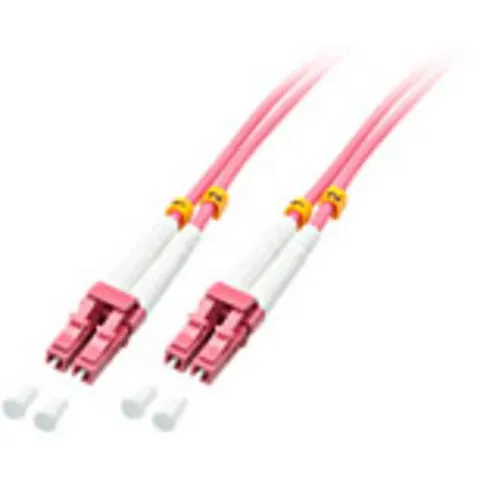 LINDY LWL-Duplexkabel LC/LC OM4 2m 50/125æm Multimode – Bild 1
