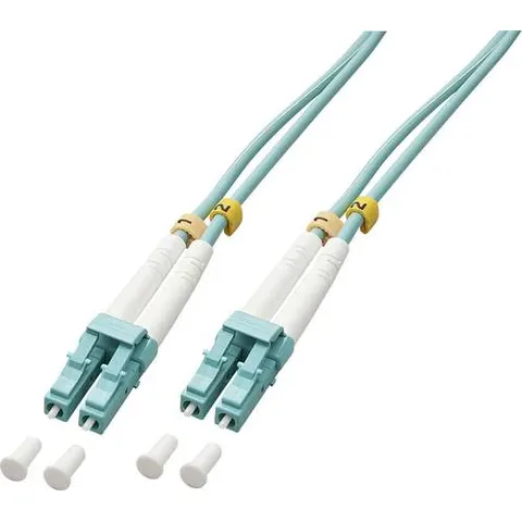 LINDY LWL-Duplexkabel LC/LC OM3 1m 50/125æm Multimode – Bild 1