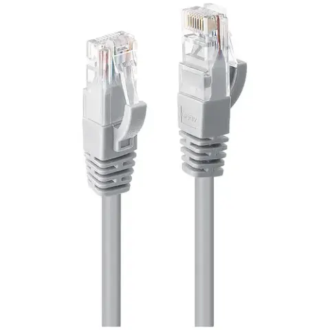 Lindy 0.3m Cat.6 U/UTP Network Cable. Grey – image 1