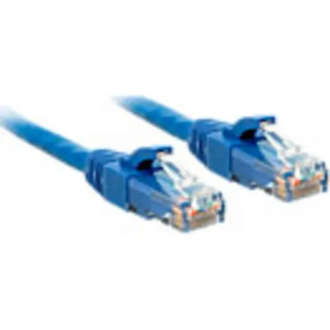 Lindy 0.3m CAT6 U/UTP Network Cable. Blue – image 1