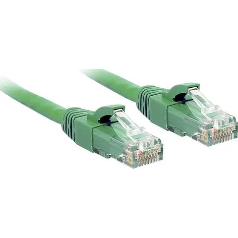 Lindy 0.3m Cat.6 U/UTP Network Cable. Green – image 1