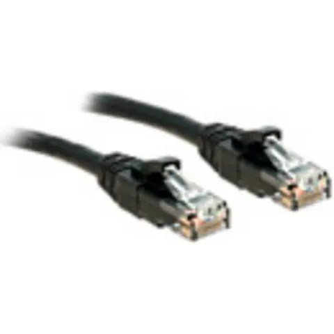 Lindy 7.5m CAT6 U/UTP Network Cable. Black – image 1