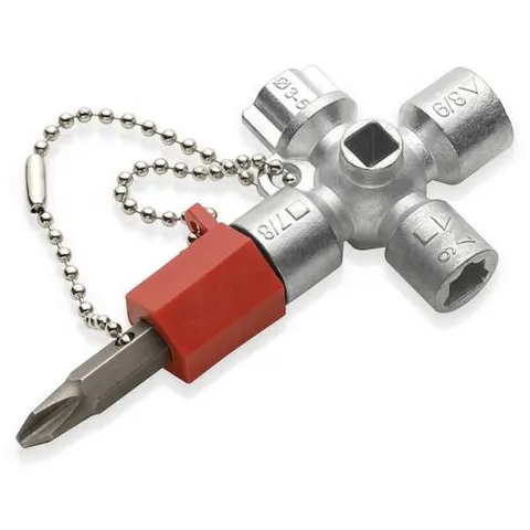 KN 00 11 02 - Knipex switch cabinet key, short version – image 1