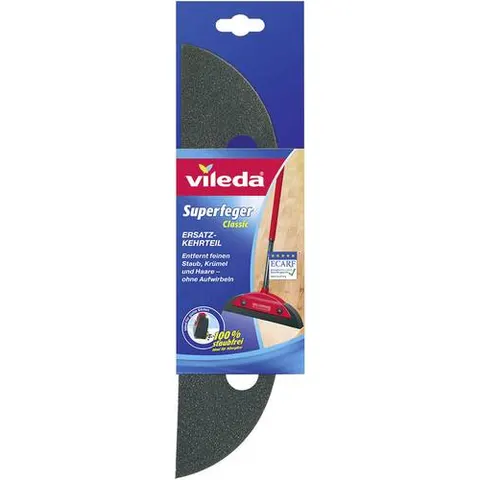 Vileda Superfeger Classic Replacement Sweeper Head - Black – image 1