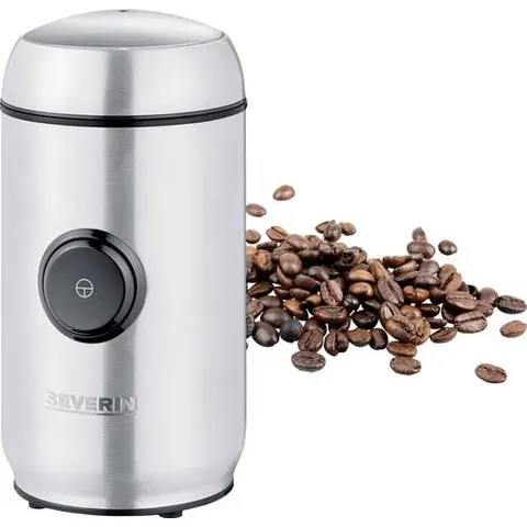 SEVERIN KM 3879 Kaffeemühle silber – Bild 1