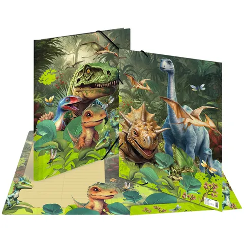 HERMA Sammelmappen A3 Karton Dino World – Bild 1