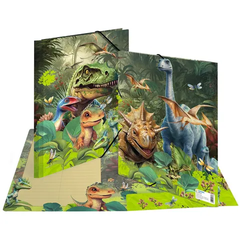 HERMA Sammelmappen A4 Karton Dino World – Bild 1
