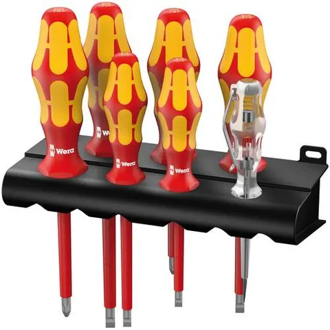 Wera 7 Piece Kraftform VVD Screwdriver Set – image 1