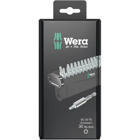 Wera 30 Piece Torx Screwdriver Bit Set – image 1