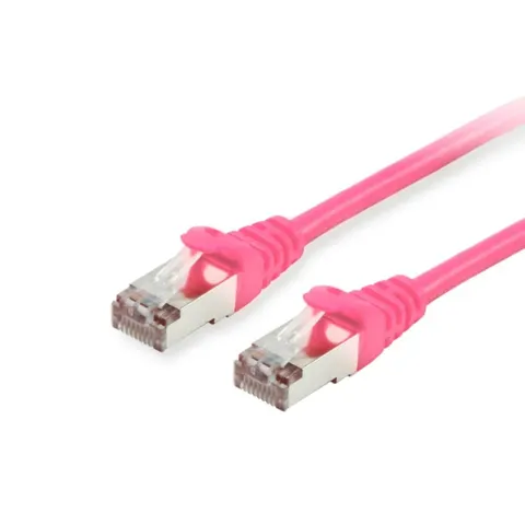 Equip Cat.6 S/FTP Patchkabel, 0.5m, Pink – Bild 1
