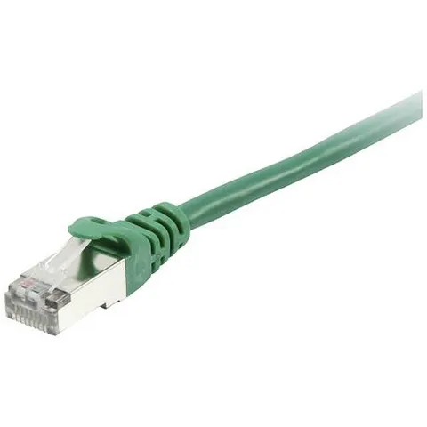 Equip Cat.6 S/FTP Patch Cable. 0.25m. Green – image 1