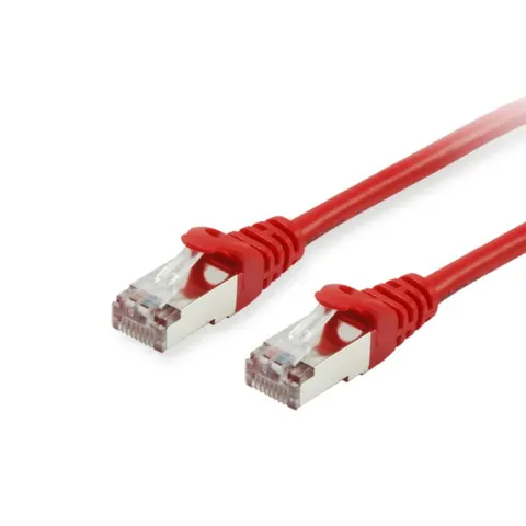 Equip Cat.6A S/FTP Patchkabel, 5.0m, Rot – Bild 1