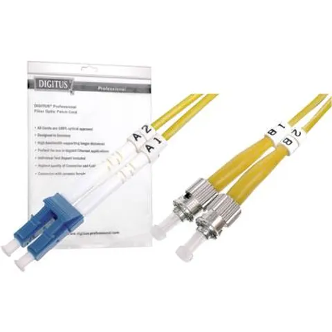 Digitus LWL Singlemode Patchkabel, LC / ST – Bild 1