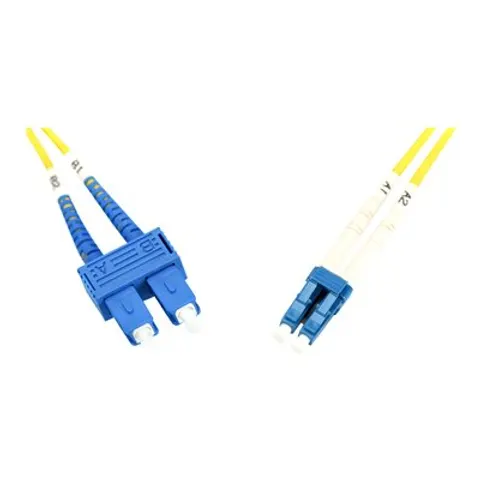 DIGITUS LWL Patchkabel, LC-Duplex - SC-Duplex, OS2, 5,0 m – Bild 1