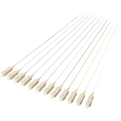 DIGITUS durchgefärbte SC simplex OM4 Pigtails – Bild 1