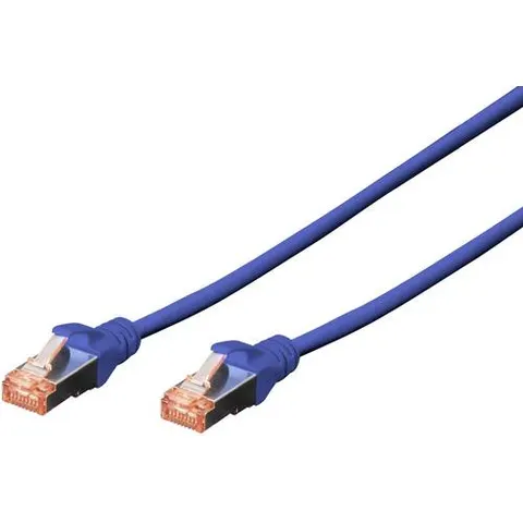 DIGITUS Patchkabel, Kat. 6, S/FTP, 3,0 m, blau – Bild 1