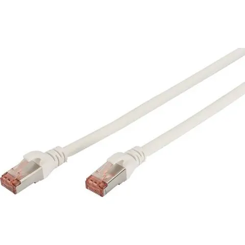 Digitus CAT 6 S/FTP Patch Cable. 3 m. White – image 1