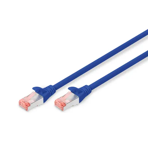 DIGITUS Patchkabel, Kat. 6, S/FTP, 10,0 m, blau – Bild 1