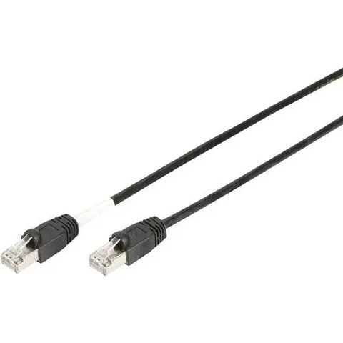 DIGITUS Outdoor-Patchkabel, Kat. 6, S/FTP, 2,0 m, schwarz – Bild 1
