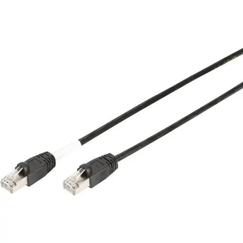 DIGITUS Outdoor-Patchkabel, Kat. 6, S/FTP, 3,0 m, schwarz – Bild 1
