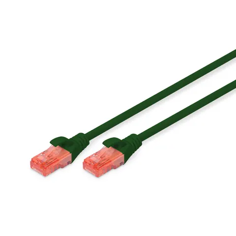 DIGITUS Patchkabel, Kat.6, U/UTP, 5,0 m, grün – Bild 1